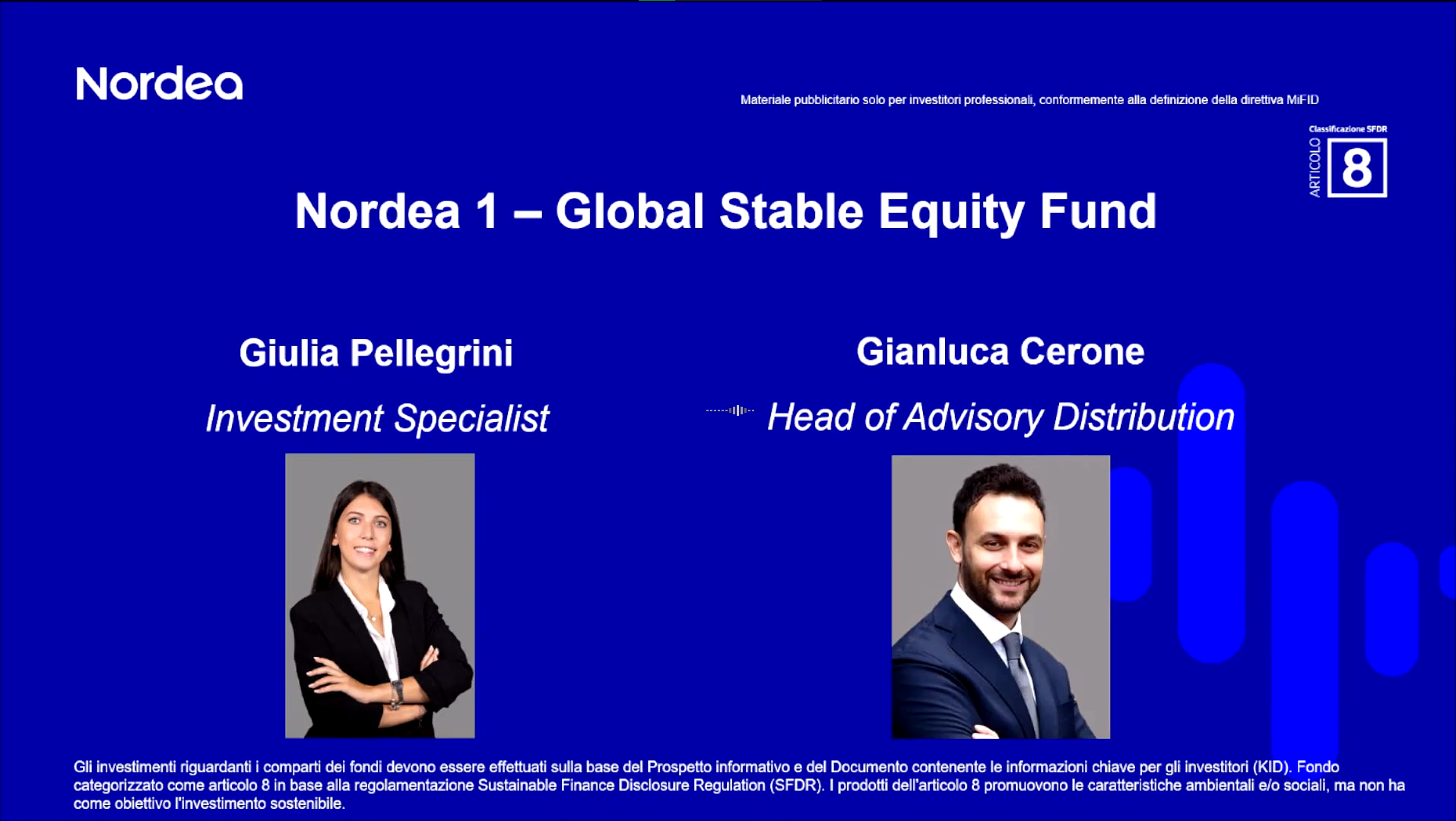 I Giovedì Di Nordea - Nordea 1 - Global Stable Equity Fund - Nordea ...